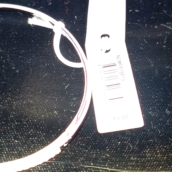 Nordstrom Silver Cubic Zirconia Bangle Bracelet - Picture 11 of 13